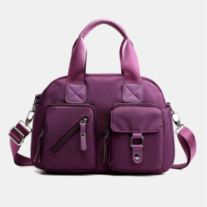 Women Nylon Water Resistant Multi-slot Crossbody Bags