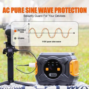 FlashFish A301: Portable Power Station with 320W and 292Wh