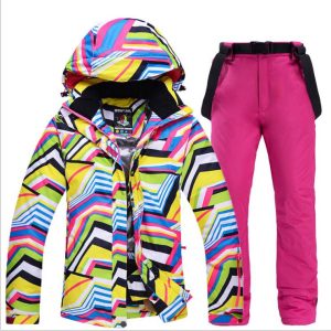 Thickened Windproof Skiwear for Women - Warm and Waterproof