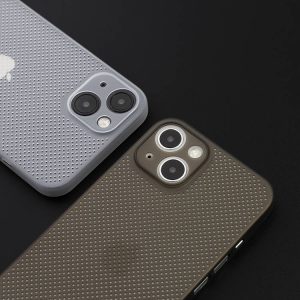 Apple phone case breathable heat dissipation hollow frosted PP protective case