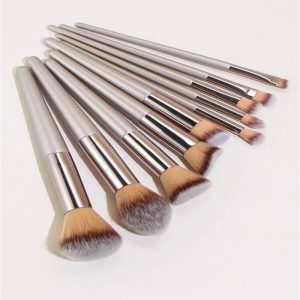 Champagne Gold Makeup Brush Set