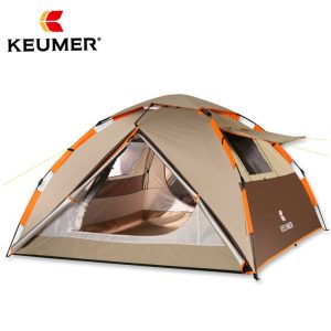Automatic quick-opening tent outdoor storm-proof 3-4 people camping camping thickened rainproof field