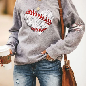Baseball Heartbeat Sweatshirt: Show Your Love for the Game