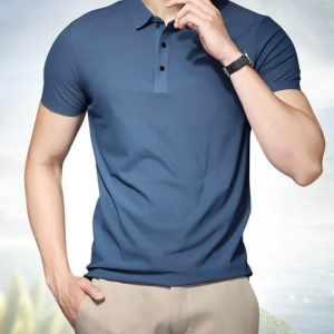 Men's Ice Silk Short Sleeve Polo Shirt
