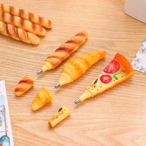 Pizza ballpoint pen novelty pizza-shaped ballpoint pen