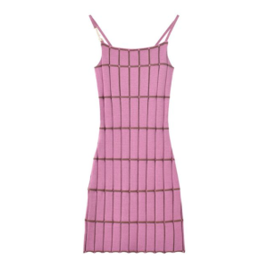 French temperament pure desire sexy hottie package hip dress Barbie female summer new net red fried street pink small halter dresses