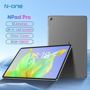 N-one Npad Pro 4G Tablet PC 10.36'' 2000x1200 2K FHD IPS Screen Unisoc Tiger T616 8GB RAM 128GB ROM Android 12, 5MP+13MP Cameras