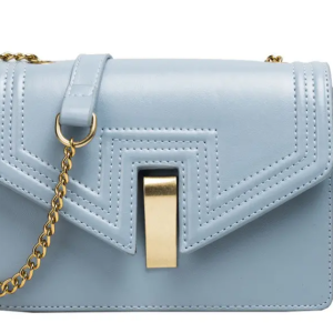 Women Buckle Chain Square Shoulder Bag