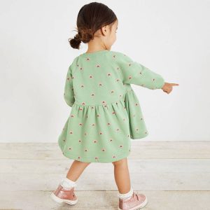 Cotton princess dress home casual children's long sleeves Dress