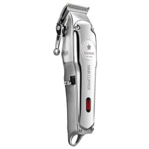 KM-1996 metal body LCD liquid crystal digital display oil head high power hair clipper