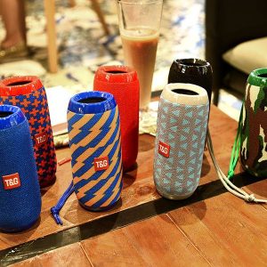 TG117 cloth wireless bluetooth speaker outdoor waterproof heavy subwoofer treble quality portable plug-in audio