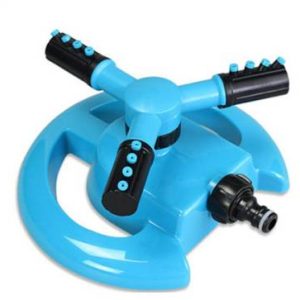 Garden watering garden irrigation automatic rotary sprinkler lawn watering watering vegetables trident nozzle