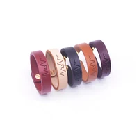 Heart Leather Bracelet Wristband Wedding Gift