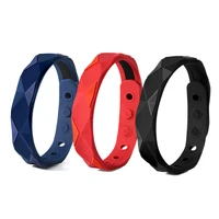 Custom logo Japan quality Bangles silicone energy power ionics titanium bracelet - magnetic therapy - adjustable