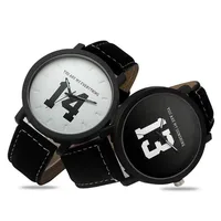 Watches Female Fashion Korean Edition Simple Frosted Watches Small Fresh Black and White Student Male Couple Quartz Watches