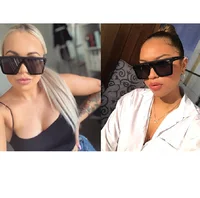 2020 New Style Vintage Big Frame Oversize Fashion Sunglasses For Women