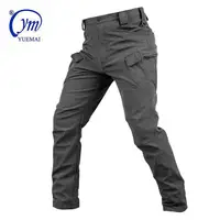 Army IX7 GRAY Men's Military Tactical Hunting Pants Fleece Lined Softshell Trousers