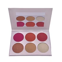 High quality face contour no logo shimmer highlighter palette