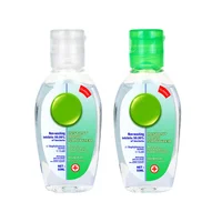 50ml Travel Portable Containing 75% Antibacterial Gel Sterilization Alcohol Hand Sanitizer Gel for Kids Anti-Bacteri