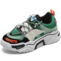 Jinjiang Factory Colorful New Fashion Lace-Up Chaussure De Sport Femme Women Fashion Sneakers