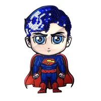 2019 Patch Flashing Hierro En Parche De Aplique Lentejuelas Con Luces LED superhero Parches Aplicacione Apliques Para Ropa