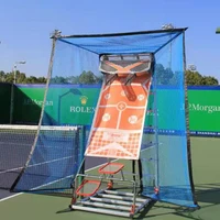foldable and wheels move Tennis ball practice with net rebounders ball training tennis equipment