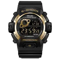 Promotional Smael 1446 Men 3Bar TPU Band Digital Watches