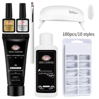 Wholesale manicure free sample pink hard builder acrylic gel starter nail extension gel kit