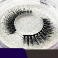 Wholesale Lash Faux Synthetic Strip 25Mm Private Label Vendor Packaging Box 3D Mink Eyelash