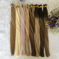 Wholesale Double Drawn Remy Skin I Tip  Hair Extensions Double Drawn 100% Human  Hair I Tip #OmberT4/8/60 In Extensions