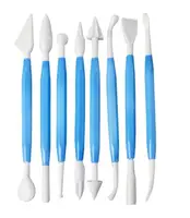 Fondant Cake Decorating Flower Sugar Craft Modelling Tools Clay 8Pcs