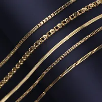 Stainless Steel Jewelry High Quality Design Necklace Small Thin Gold Chain