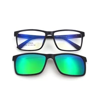high quality Ultem Polarized Magnetic Sunglasses Blue Light Clip On Glasses