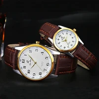 Guangzhou Wholesale watches genuine leather couple watches on sale