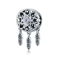 Fashion Accessories Wholesale 925 Sterling Silver Dreamcatcher Charm For Bracelet