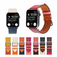 Factory Wholesale Leather Loop For Apple Watch Band Series 1 2 3 4 5 Sports Strap Band For IWatch