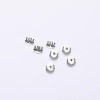 C003 Ready to ship optional color sterling silver material butterfly clutch earrings findings by Moyu