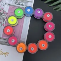 High pigment 10 colors loose powder glitter single neon eyeshadow