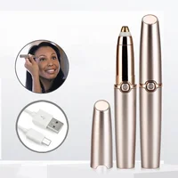 Sengfi New Product High Quality Button Design USB Rechargeable CE FCC MSDS Electric Eyebrow Trimmer Razor Epilator Lady Shaver