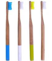Eco Friendly natural Bamboo Toothbrush custom logo