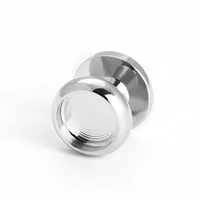 Tuxedo round studs blank metal button studs sets cloth cufflinks