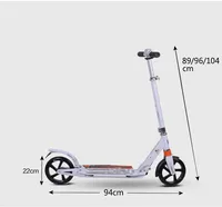 200mm big wheel adult Urban  kick foot scooter