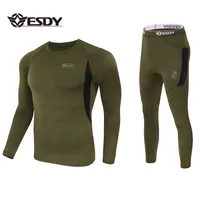 ESDY Men's Winter Sports Fashion Thick Thermal Underwear
