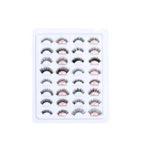 Wholesale Medium size Knot free individual eyelashes Good quality individual human hair false lashes