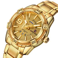 naviforce 9117 Top Brand Gold Watches for Men Wrist Watch Male Clock Relogio Masculino