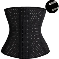 Womens Mesh Waist Trainer Belt With Skeletons Belly Fat Burner Belt