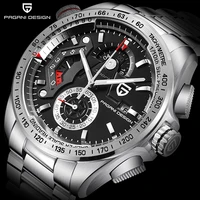 PAGANI new men's waterproof watch men's fashion multi-functional stainless steel sport watch