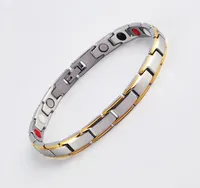 Wholesale health medical energy metal stainless steel blood pressure control bracelet energy for women