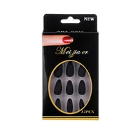 Wholesale pre designed colorful nail tip matte artificial false nail