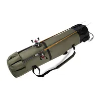 Factory Price Professional Waterproof Cloth Fabric Outdoor Fishing Rod Tackle Case Bag for sale